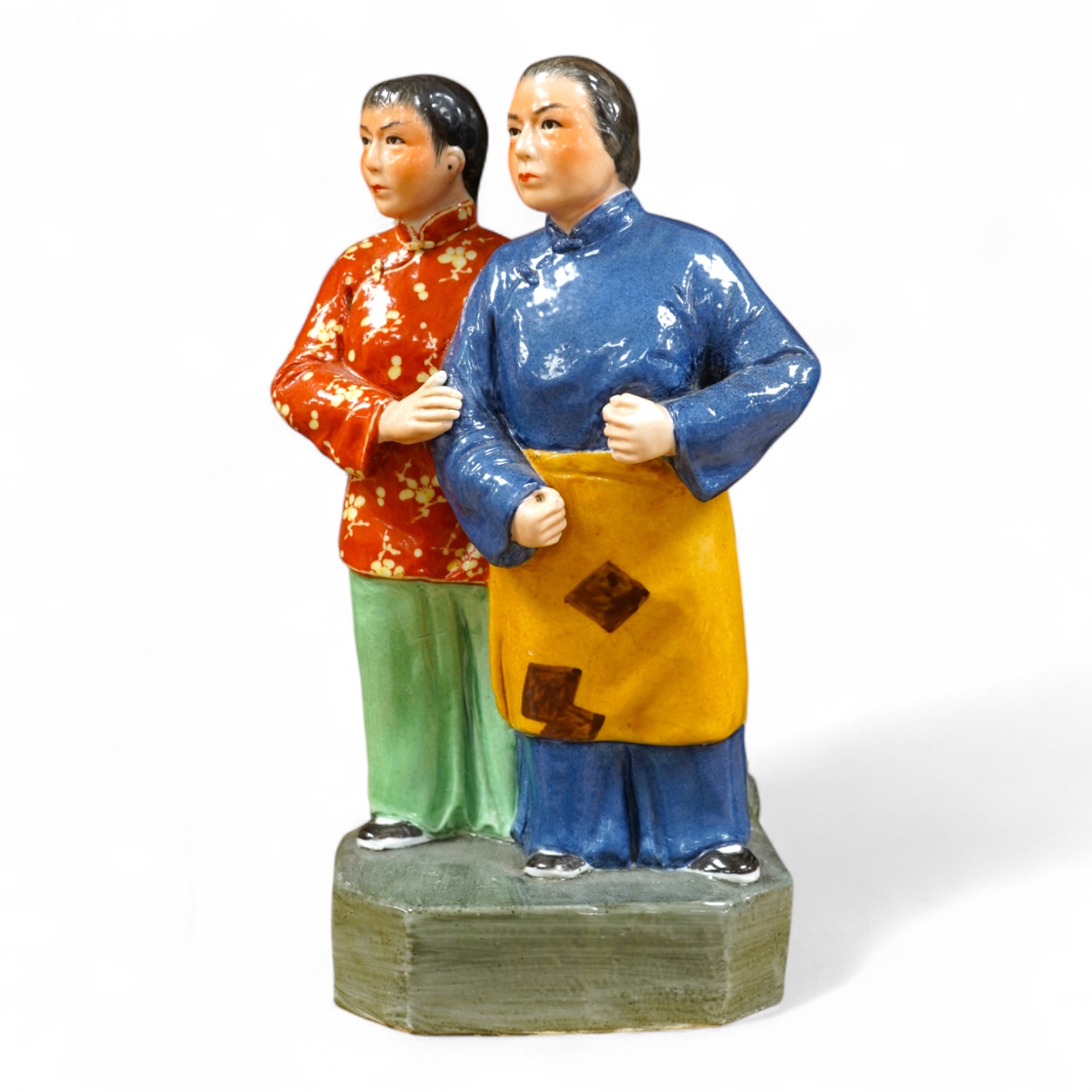 A Chinese Cultural Revolution group, 27cm high